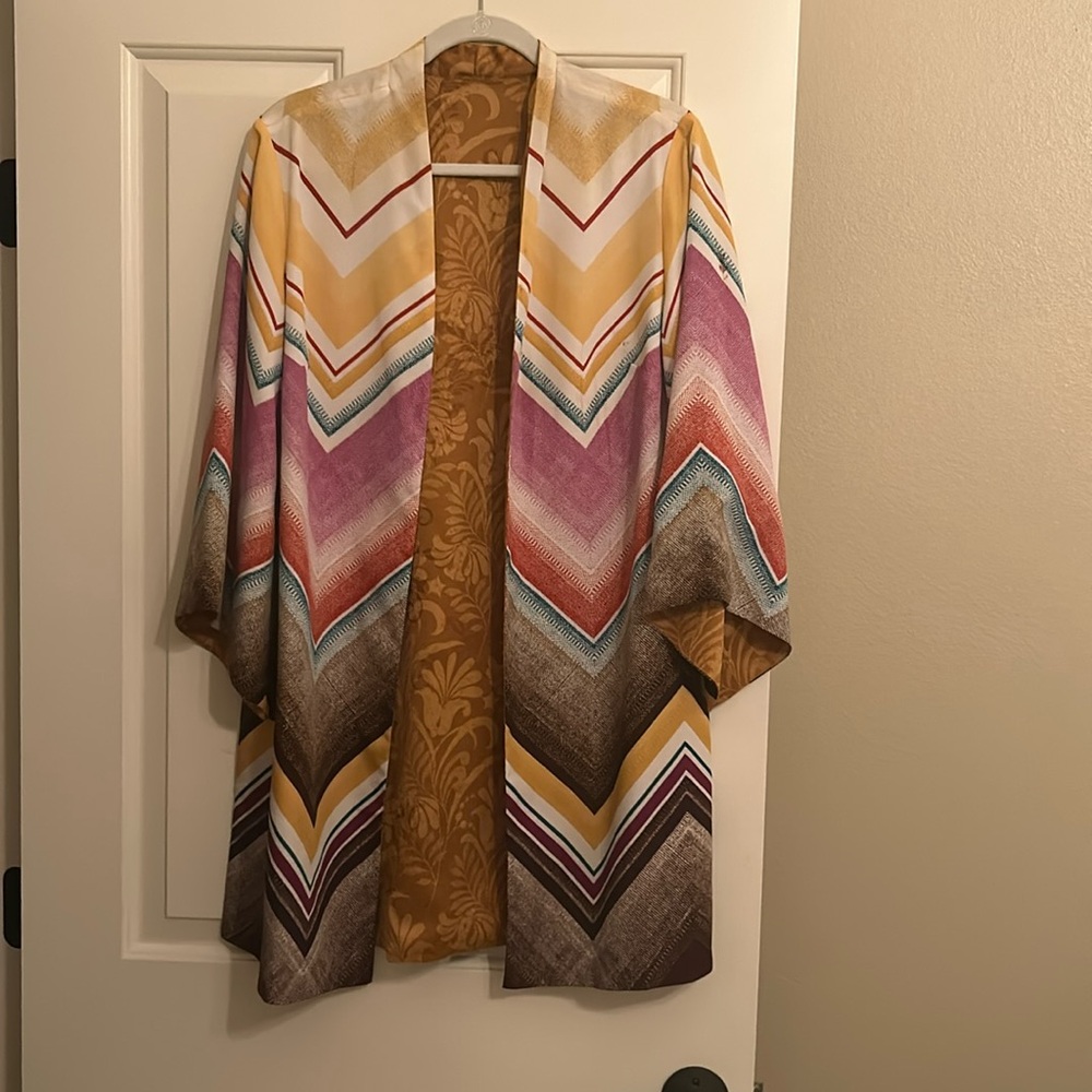 Chicos reversible kimono Size 2